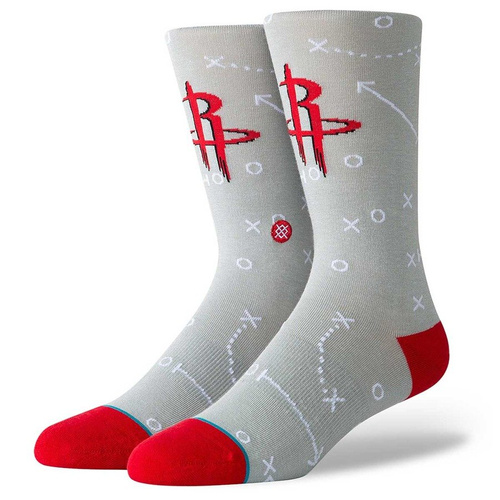 Stance socks NBA Rockets Playbook grey / red