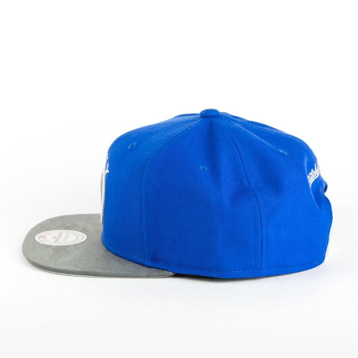 Czapka Mitchell and Ness snapback Reflective Camo Golden State Warriors royal / grey