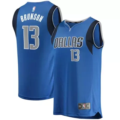 Fanatics koszulka koszykarska Replica Jersey NBA Icon Edition Dallas Mavericks Jalen Brunson blue