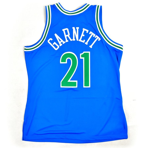 Mitchell and Ness authentic jersey HWC Minnesota Timberwolves Kevin Garnett Rookie Season 1995-96