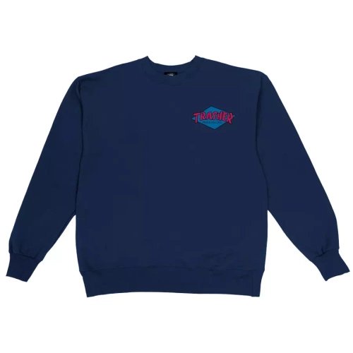 Thrasher Magazine sweatshirt crewneck Hurricane navy