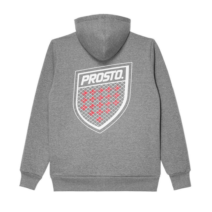 Prosto Klasyk sweatshirt Zip Hoody Backshil grey