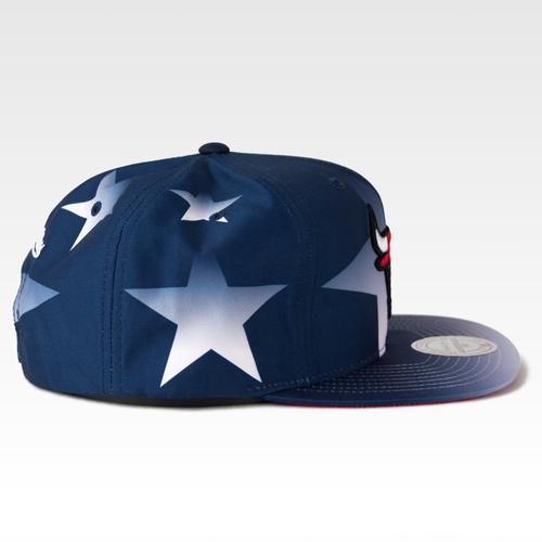 Czapka Mitchell and Ness Chicago Bulls snapback Award ceremony royal / white