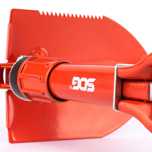 Saperka Supreme x Sog collapsible shovel red
