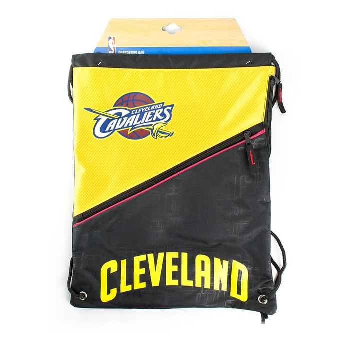 Worek Forever Collectibles gymbag Diagonal Zip Drawstring Cleveland Cavaliers black / yellow