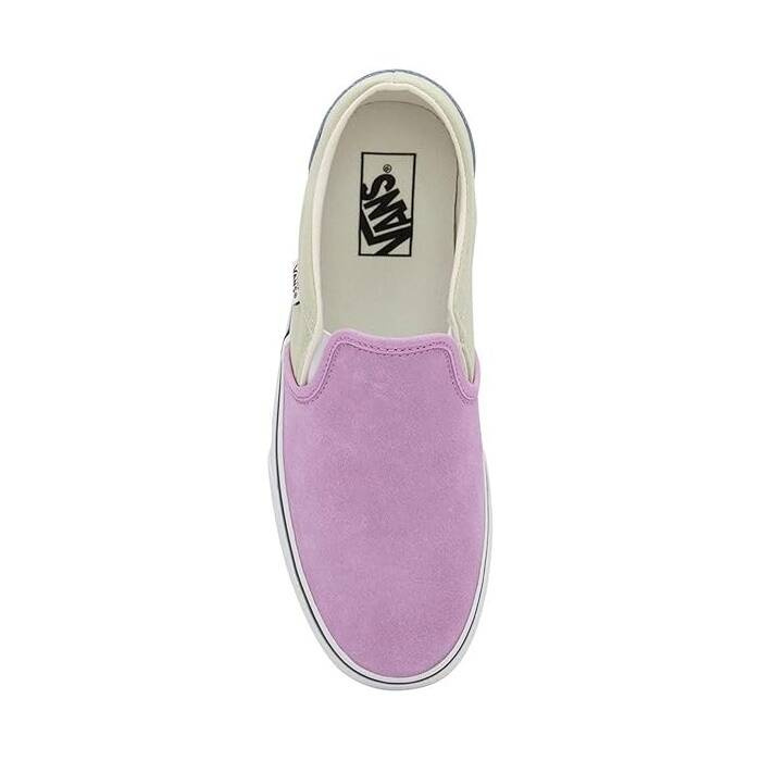 Vans Asher Platform Slip On Trainers Pumps - Purple Multi (VN0-A3WMMBI81)