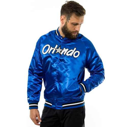 Mitchell and Ness NBA Lightweight Satin Jacket Orlando Magic royal blue