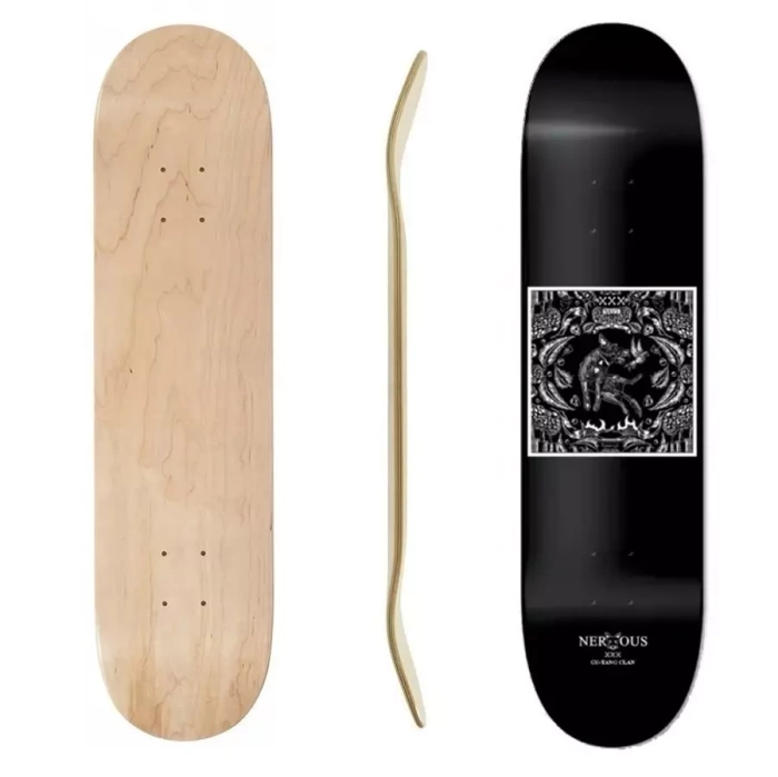 Nervous deck Gu Tang Clan black 8.25" x 32"