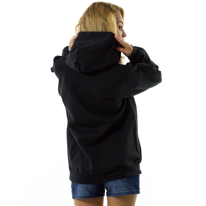 Thrasher sweatshirt hoody Flame Mag black