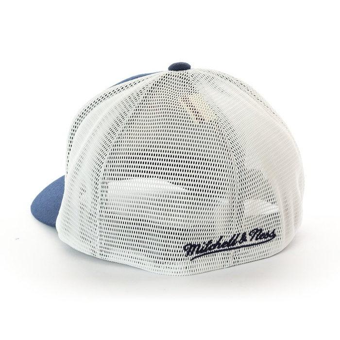 Czapka z daszkiem Mitchell and Ness trcuker flexfit Washington Wizards navy