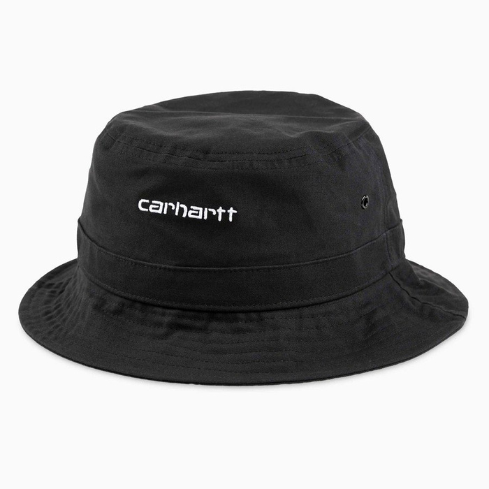 Carhartt WIP bucket hat Script Bucket Hat black / white