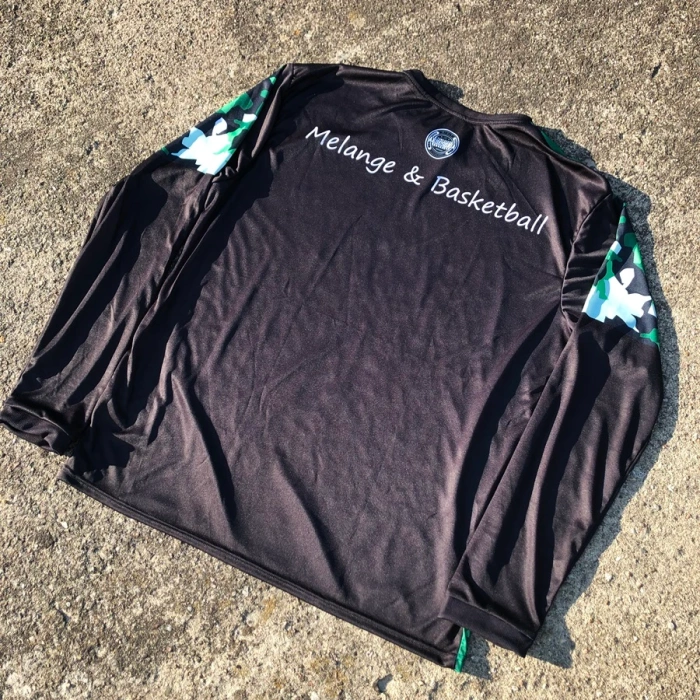 Proton x Melanżowe Akcesoria Tekstylne x MAT Wear koszulka rozgrzewkowa damska Longsleeve Bottle Camo 