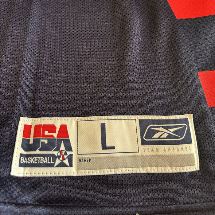 Koszulka koszykarska Reebok Jersey Team USA 2004 Allen Iverson navy - używana 9,5/10