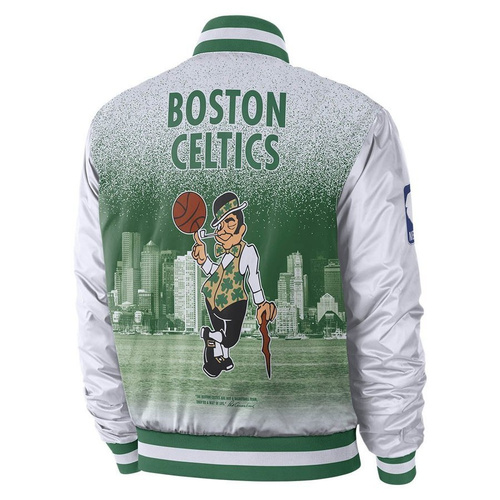 Nike jacket City Edition Boston Celtics white / green (CN1432-100)