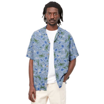 Carhartt WIP Koszula męska shirt Mirage frosted blue
