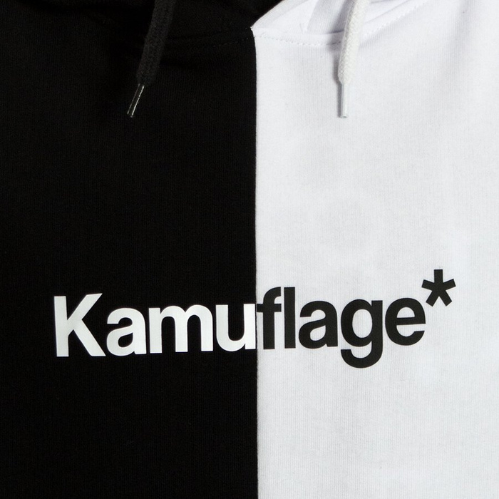Bluza męska z kapturem Kamuflage* hoody Yin Yang black / white