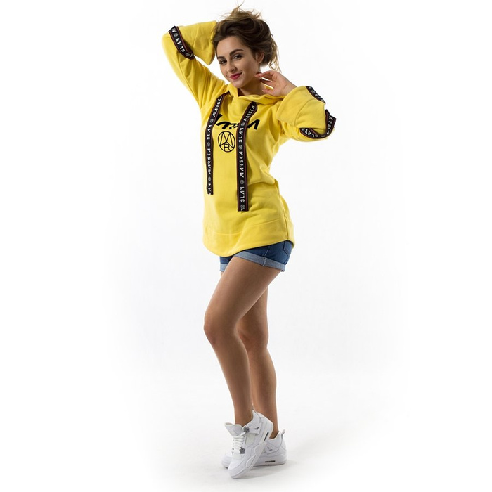 Bluza damska Marska Mr Yellow Hoodie Tape yellow