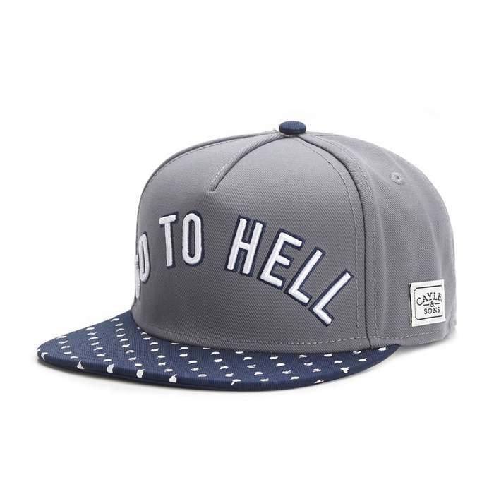 Cayler and Sons snapback Go To Hell grey / navy / white