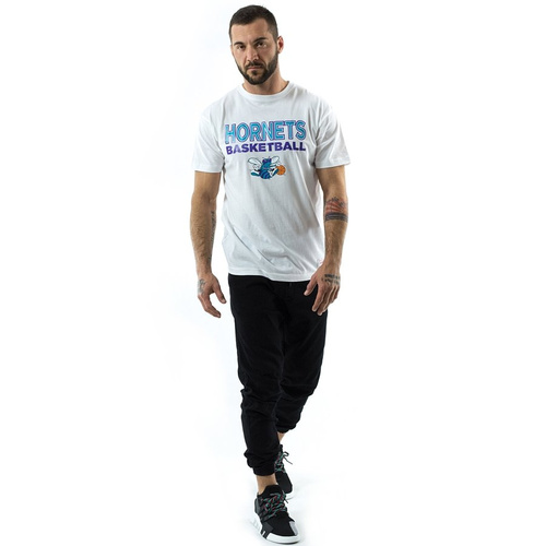 Koszulka męska Mitchell and Ness t-shirt Pure Shooter Charlotte Hornets white