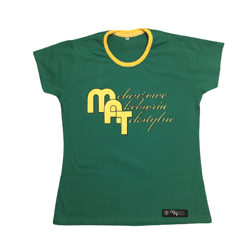 Melanżowe Akcesoria Tekstylne t-shirt WMNS Basic Logo green 