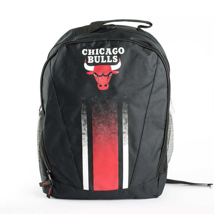 Forever Collectibles Backpack Stripe Primetime Chicago Bulls black / red