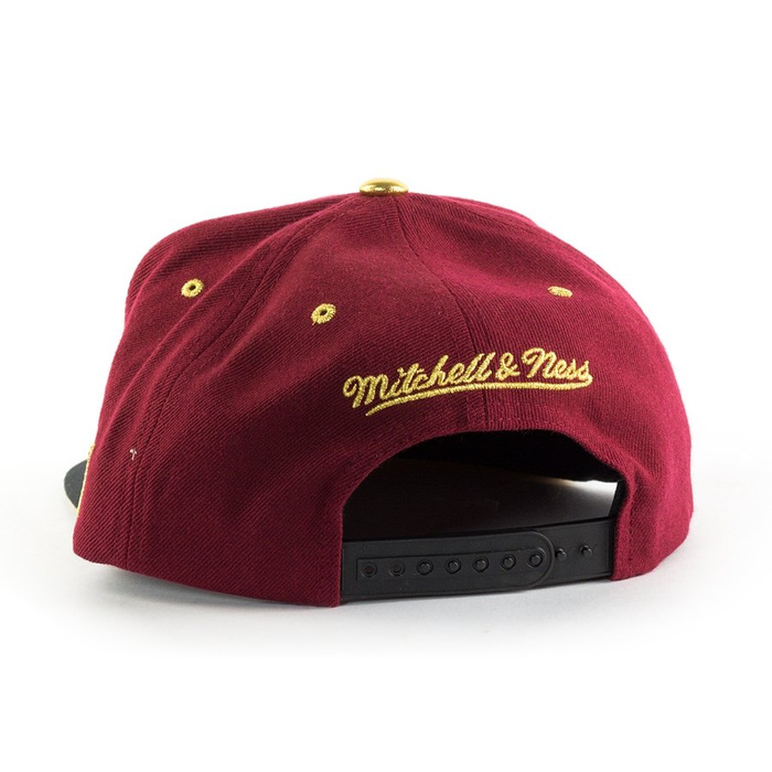 Czapka z daszkiem Mitchell and Ness snapback Gold Tip Cleveland Cavaliers burgundy / black / gold