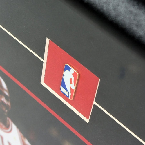 Mr Buzzer x MAT ramka kolekcjonerska Chicago Bulls Michael Jordan / Scottie Pippen 50 x 40cm