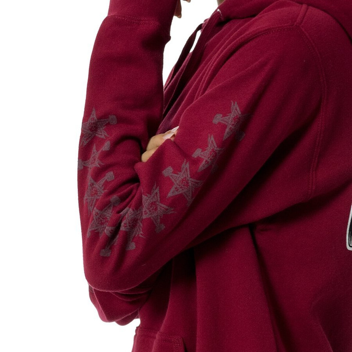 Thrasher X Independent sweatshirt hoody Pentagram Cross red