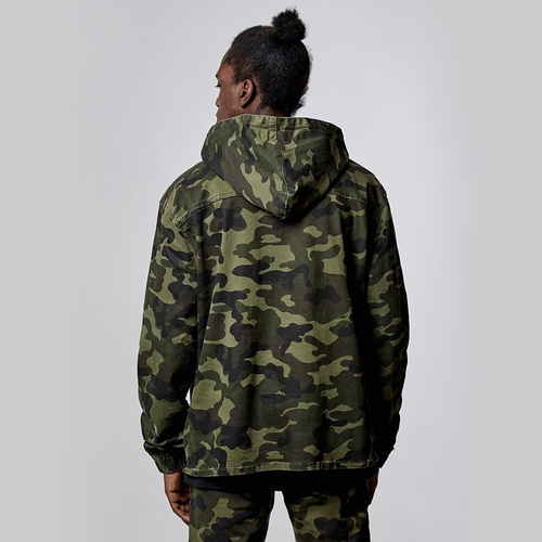 Cayler and Sons CSBL jacket Denim Half Zip Washed Woodland