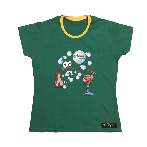 Melanżowe Akcesoria Tekstylne t-shirt WMNS Drunk Kiwi green