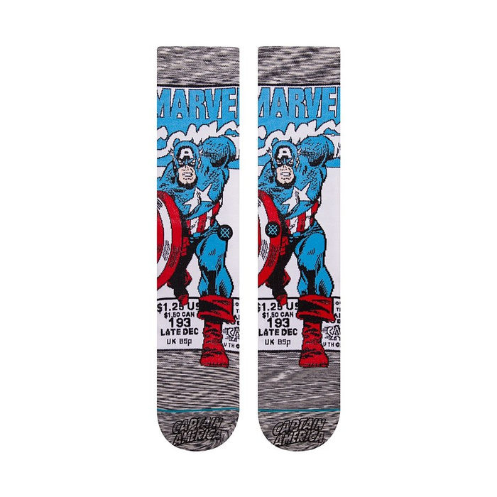 Stance socks Foundation Captain America Comic grey