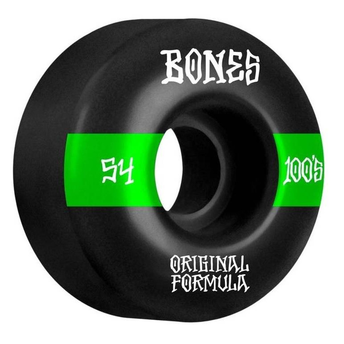 Koła do deskorolek Bones Wheels OG Formula 100 #14 V4 Wide 100A black 4szt. (54mm)