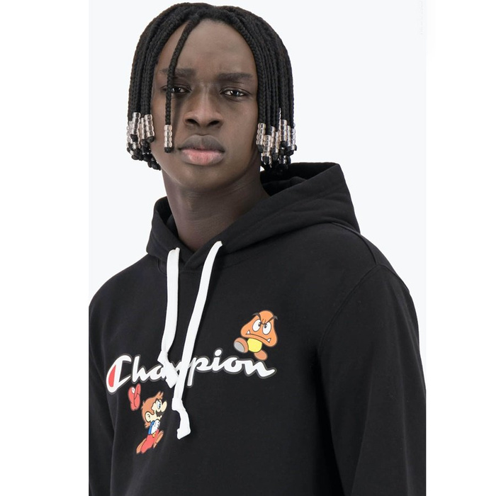 Champion x Super Mario Bros.™ Anniversary sweatshirt hoodie Black (216868/KK001)