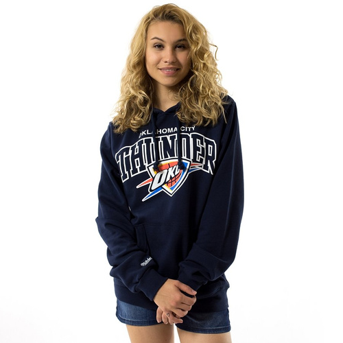 Mitchell and Ness sweatshirt hoody WMNS Team Arch Oklahoma City Thunder navy