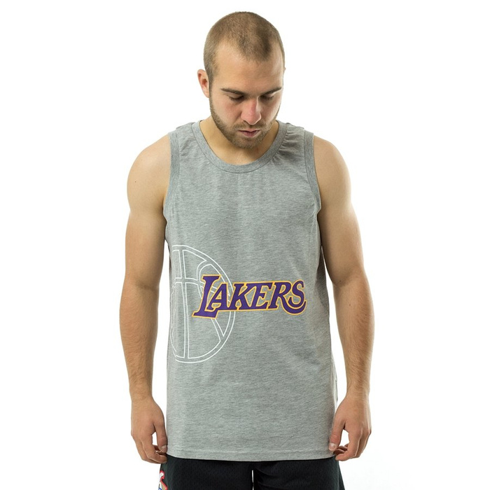 New Era tank top NBA Graphic Los Angeles Lakers grey