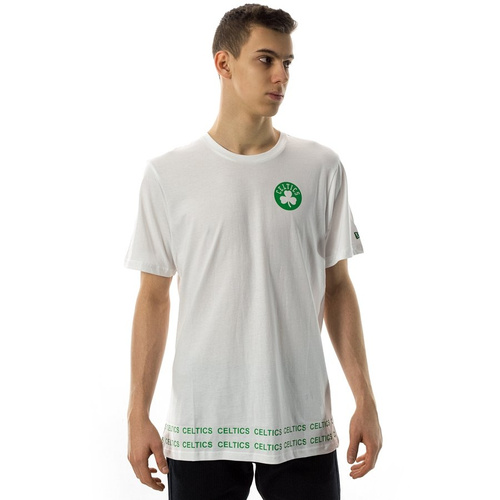 Koszulka męska New Era t-shirt NBA Team Wordmark Boston Celtics white