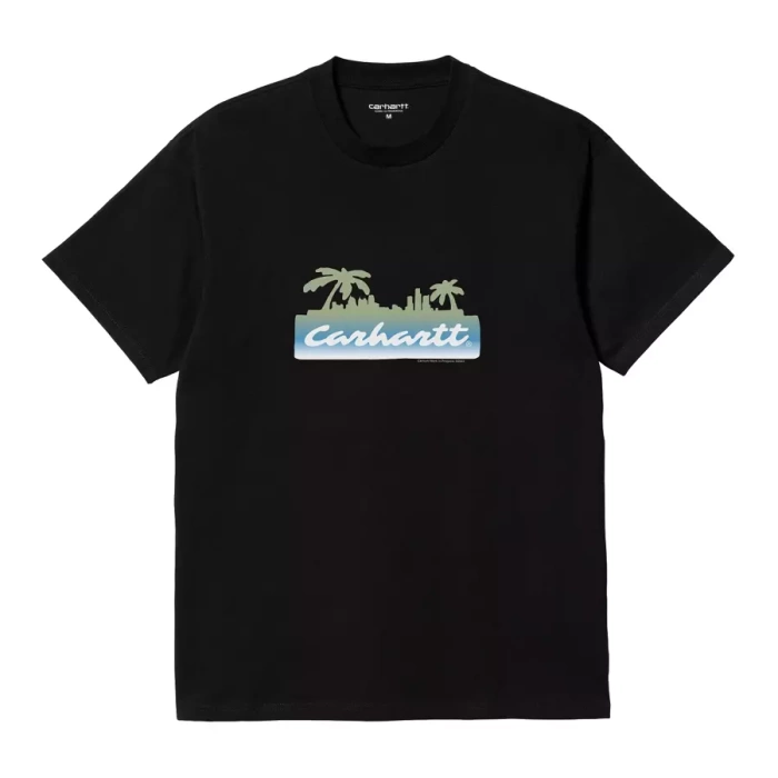 Carhartt WIP koszulka męska Palm Script black