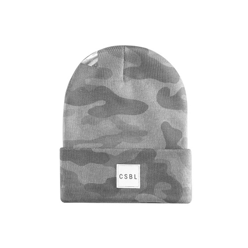 Czapka zimowa Cayler and Sons Millennivm Beanie stone camo / reflective grey