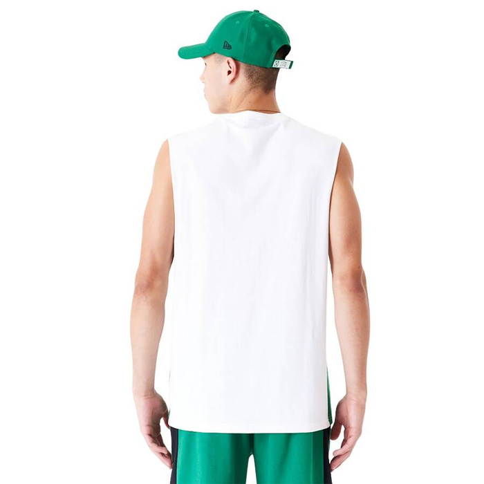 New Era NBA Colour Block Boston Celtics Tank Top white