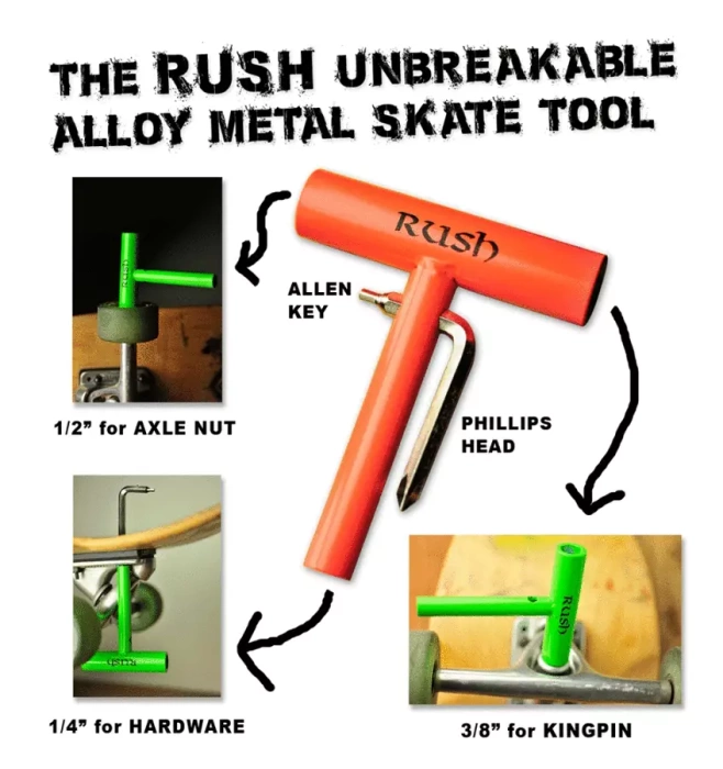 Rush Bearings Skate T-Tool All Metal black