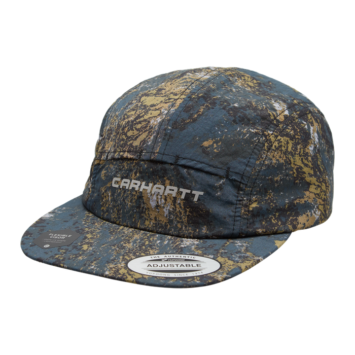 Carhartt WIP 5-Panel Terra Satelitte Print deep lagoon