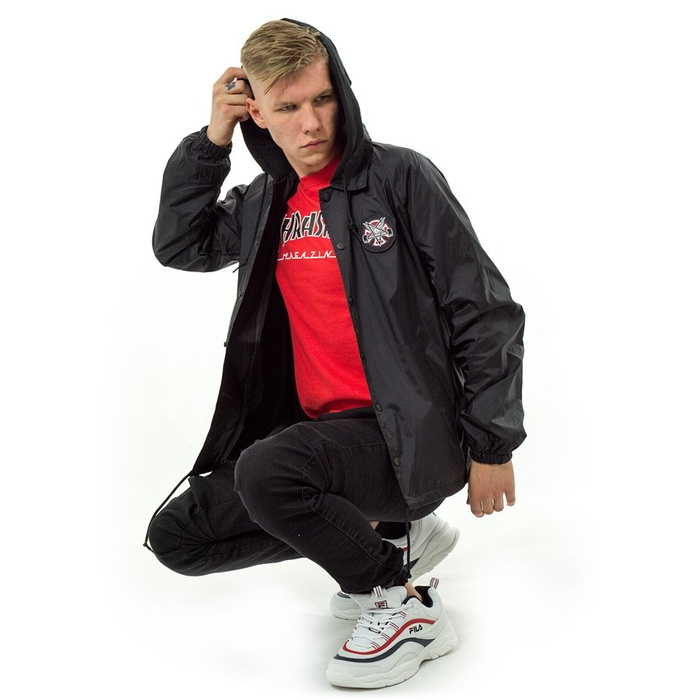 Kurtka męska Thrasher x Independent jacket Pentagram black N