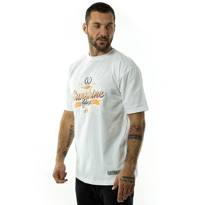 Melanżowe Akcesoria Tekstylne t-shirt Sunshine Melange white