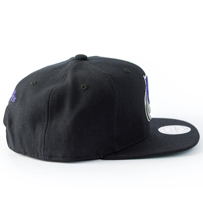 Czapka Mitchell and Ness snapback Wool Solid Sacramento Kings black