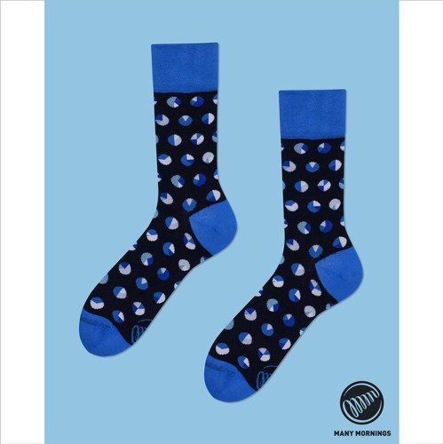 Skarpety Many Mornings socks Diagrams Blue multicolor