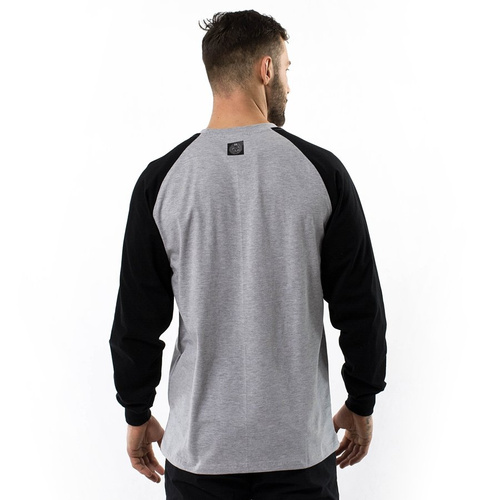 Mass Denim longsleeve Base Reglan Anniversary light heather grey / black
