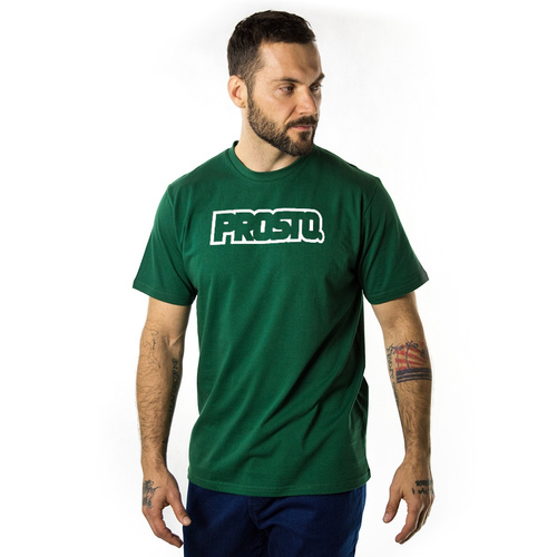 Prosto Klasyk t-shirt Logout dark green