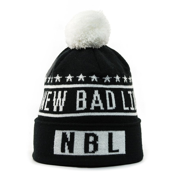 Czapka zimowa NewBadLine beanie Winter Cap Swag black 