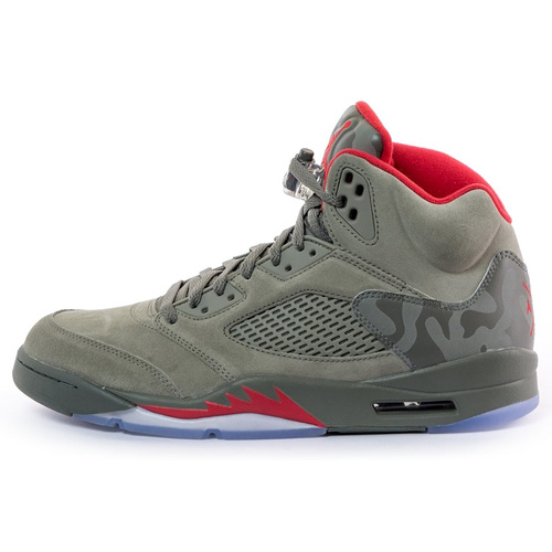 Jordan V Retro Take Flight dark stucco / river rock / university red (136027-051)