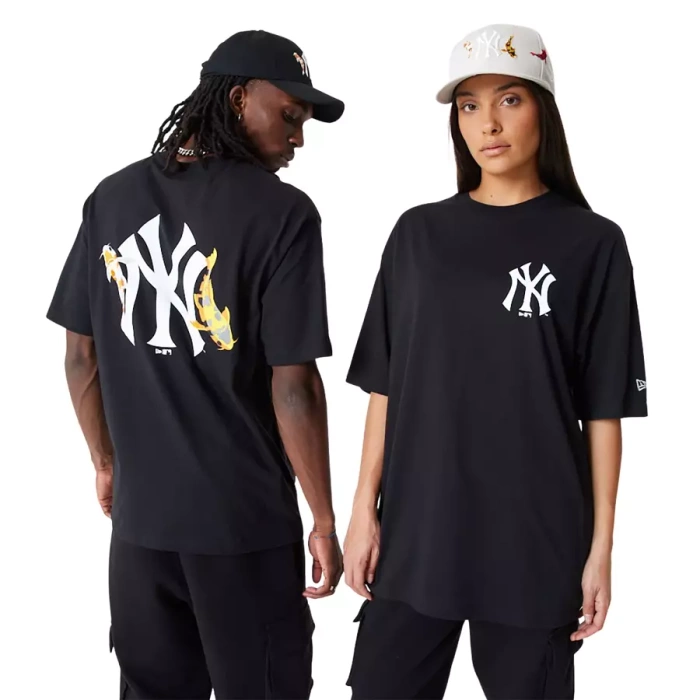 New Era koszulka męska Fish Graphic MLB New York Yankees black